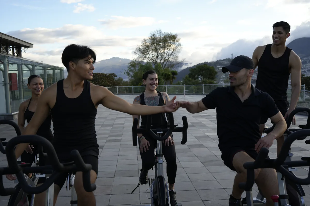 Comunidad reunida al ritmo del cycling
